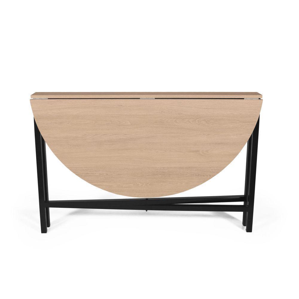 Mesa De Jantar 4 Lugares Redonda Dobrável Prática Jade - Straub Web - 3