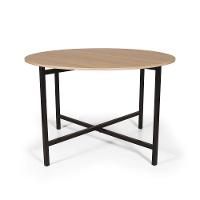 Mesa De Jantar 4 Lugares Redonda Dobrável Prática Jade - Straub Web - 1