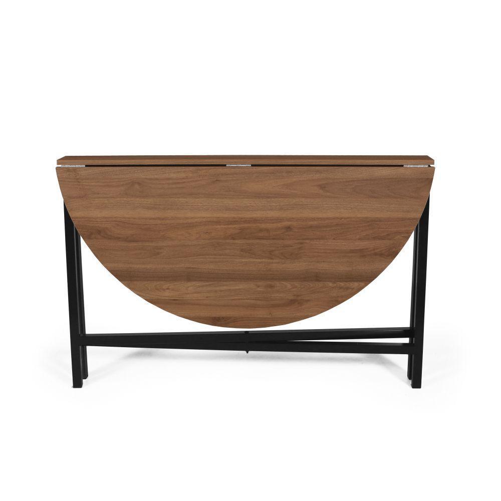 Mesa De Jantar 4 Lugares Redonda Dobrável Prática Noronha - Straub Web - 3