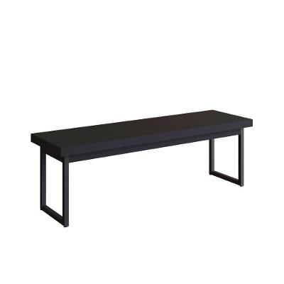 Banco Oxford 164cm Preto