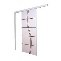 Porta De Correr Branco Prime Frisada Fs Duplo 210x110 - 2