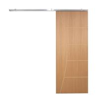 Porta De Correr P- Verniz Frisada Kit Alumínio F10 - 210x80 - 3