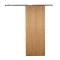 Porta De Correr P- Verniz Frisada Kit Alumínio F05 - 210x100 - 1