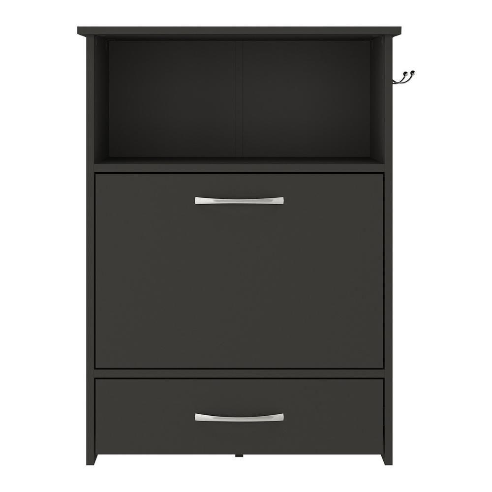 Balcão Multiuso/comedouro Para Cães E Gatos Multimóveis Mp6026 Preto - 2