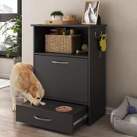 Balcão Multiuso/comedouro Para Cães E Gatos Multimóveis Mp6026 Preto - 3