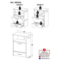 Balcão Multiuso/comedouro Para Cães E Gatos Multimóveis Mp6026 Preto - 8