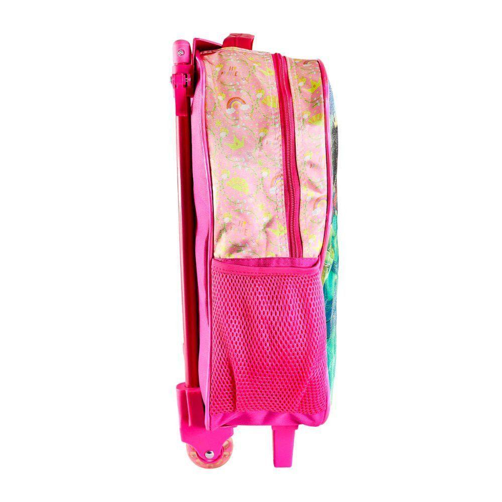 Kit Mochila Infantil Escolar Com 3 Peças Princesas Rodinhas - 3