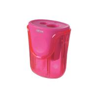 Apontador 2 Furos Com Depósito Ap15 Tilibra Rosa - 1