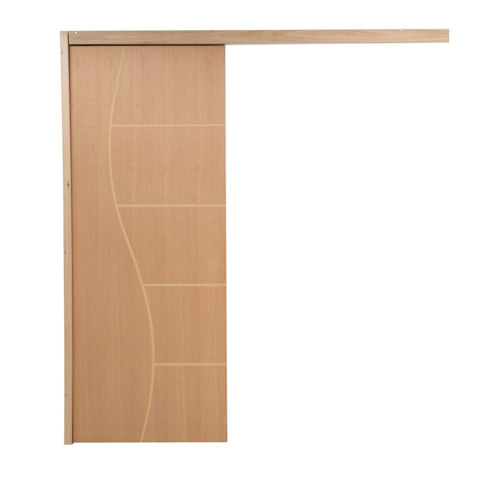 Porta De Correr P- Verniz Frisada F07 210x110 - 4