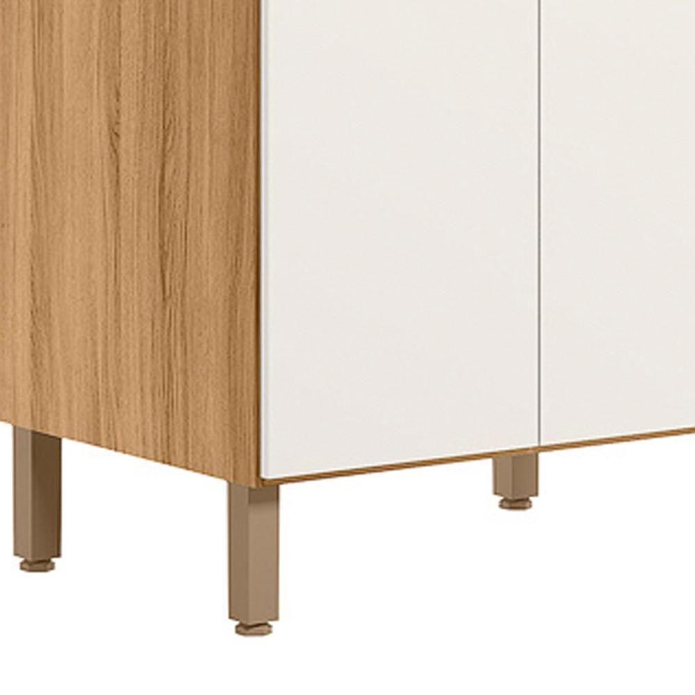 Paneleiro 03 Pt 70 Cm 16994 Freijo Off White Cristal Nicioli Freijo Off White Cristal - 5