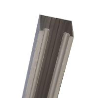 Porta De Correr Verniz Com Kit Alumínio Cinza Claro - 210x110 - 5