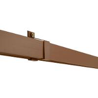 Porta De Correr Verniz Com Kit Alumínio Marrom - 210x90 - 6