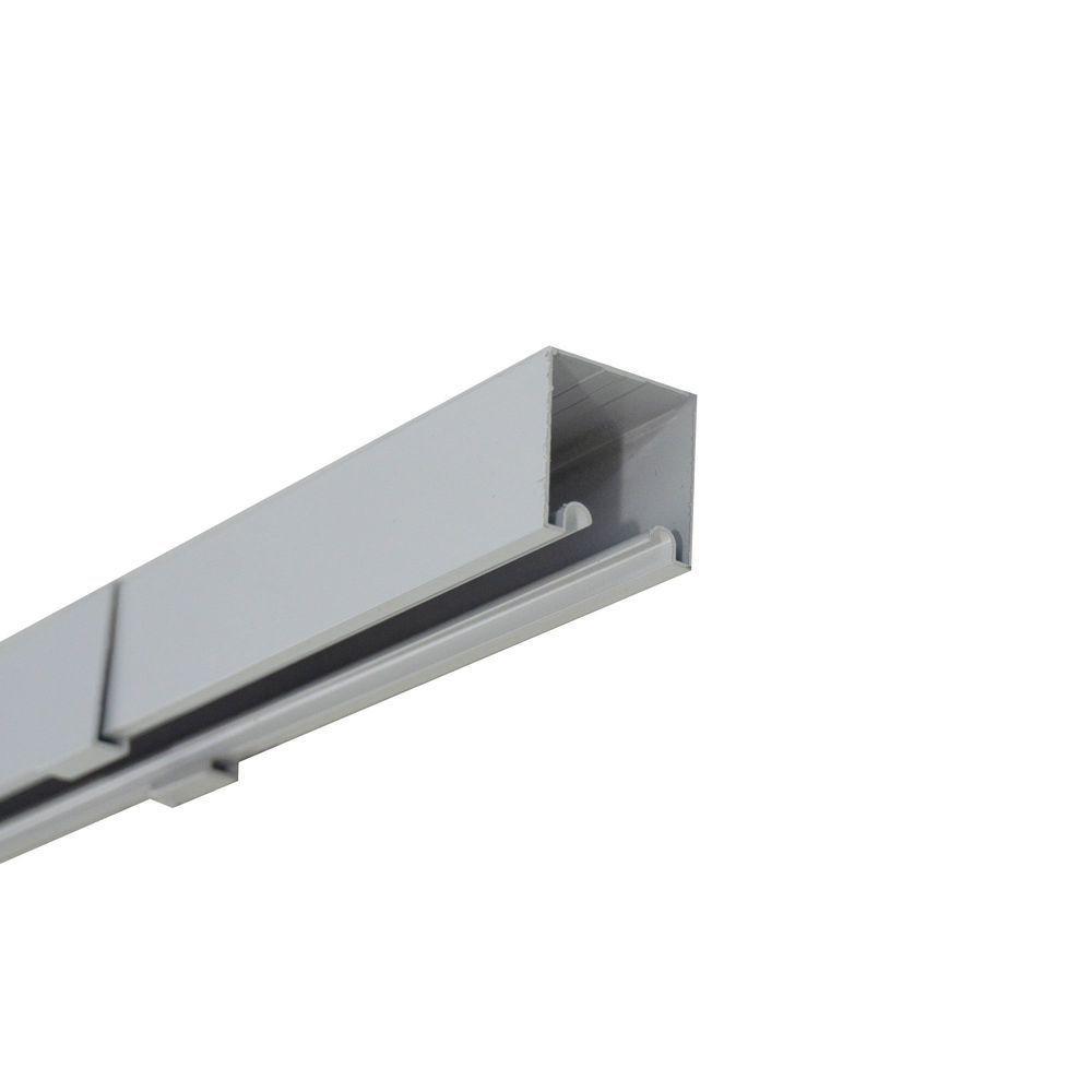 Porta De Correr Verniz Com Kit Alumínio Branco - 210x80 - 5