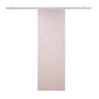 Porta De Correr Branco Prime Com Kit Alumínio Branco - 210x110 - 1