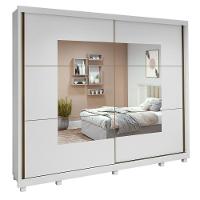 Guarda Roupa Easy Max 2 Portas Com Espelho Branco Lopas - 2