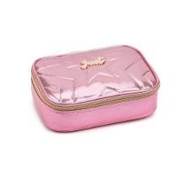 Kit Mochila De Rodinhas + Lancheira + Estojo Box Just Estrelas Denlex Rosa - 2