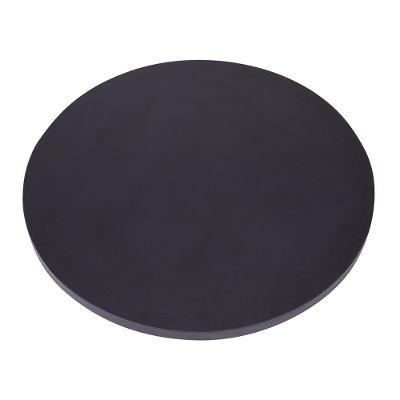 Tampo Redondo 90 Cm (largura) P25 Pandin Mdp 2,50 Cm (altura) Cor Preto