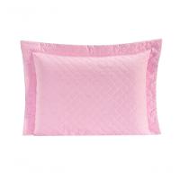 Porta Travesseiro Com Debrum Requinte Liso 01 Peça - Rosa - 3