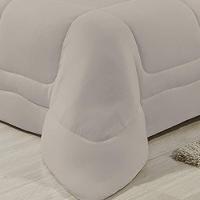 Edredom Dupla Face 100% Algodão Malha Solteiro Gran Moratta 01 Peça - Caqui- Pink. - 7