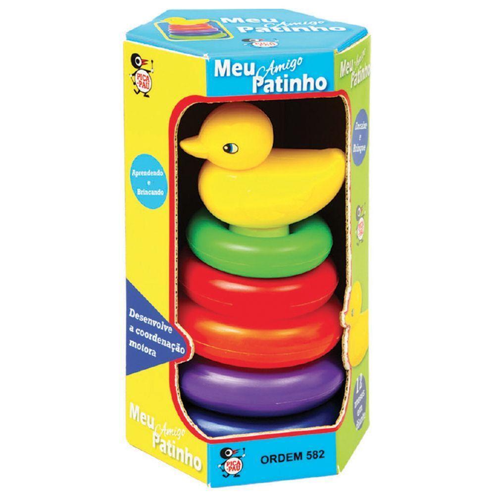 Patinho Didático Brinquedos Para Bebês Acima De 1 Ano - 2