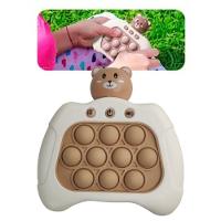 Pop It Mini Game Luzes Som Urso Criança Fidget Interativo Sensorial Anti Estresse Realxa Ansiedade - 1