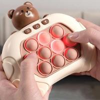 Pop It Mini Game Luzes Som Urso Criança Fidget Interativo Sensorial Anti Estresse Realxa Ansiedade - 5