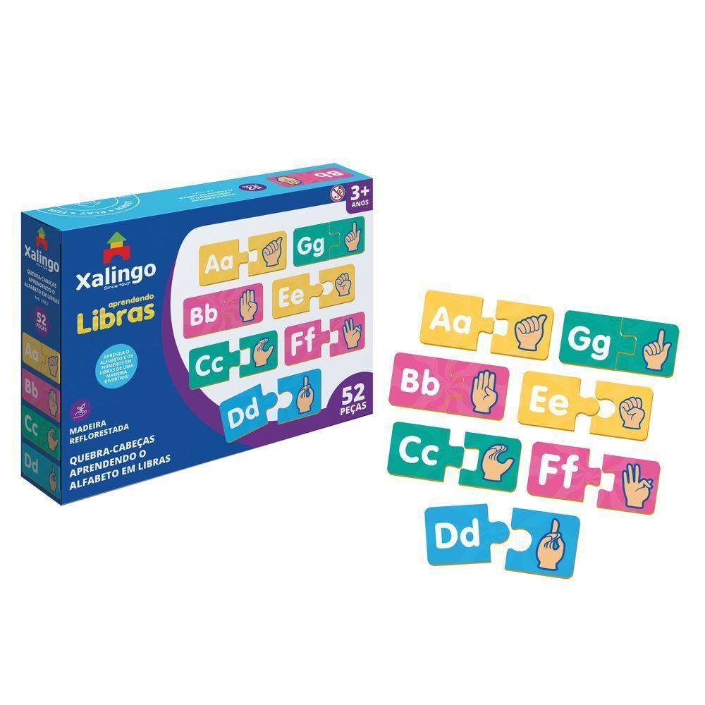 Quebra-cabeça Aprendendo Libras Xalingo - 1