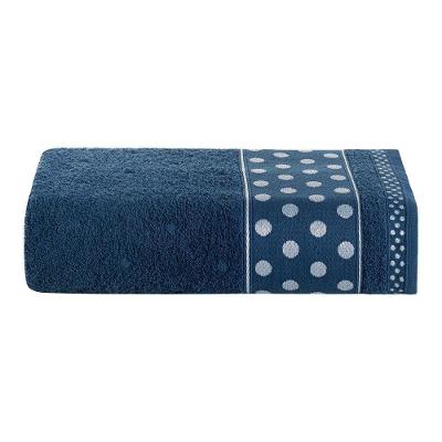 Jogo De Banho Petit Poá 05 Peças - Marinho / Pérola