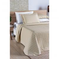 Cobre Leito Madri Percal 200 Fios 100% Algodão King 03 Peças - Caqui - 5