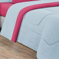 Kit Edredom Jogo De Lençol Malha 100% Algodão Gran Moratta 7 Peças Queen Azul Bebê-pink - 3