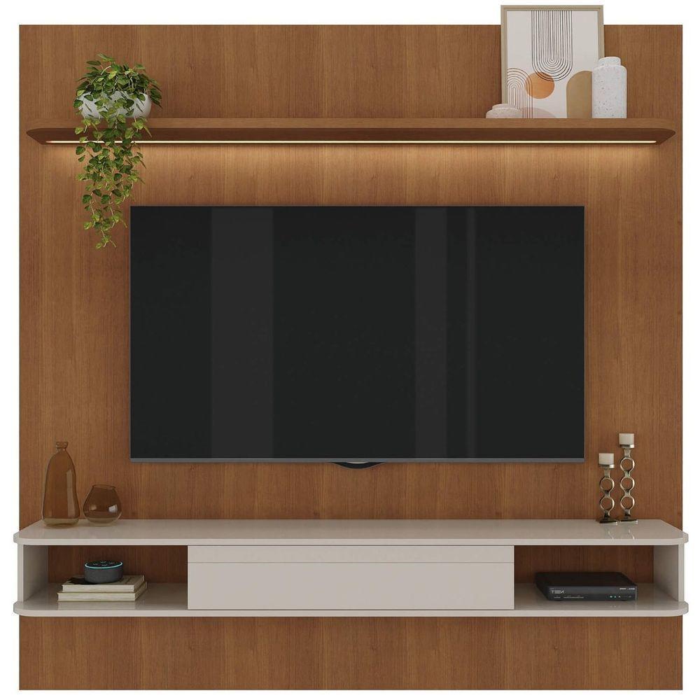 Painel Tv 75 Belluno Cinamomo/off White - 5