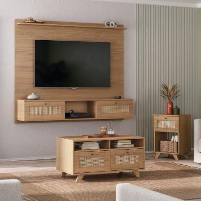 Painel Tv 75 Trama Carvalho