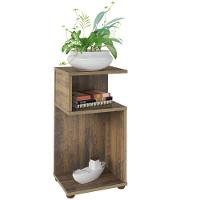 Mesa De Apoio Lateral Com Nichos Toy Pinho - 2