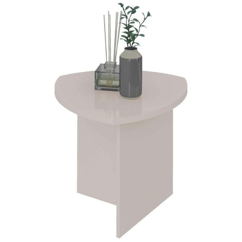 Mesa Lateral De Apoio Delta Off White - 4