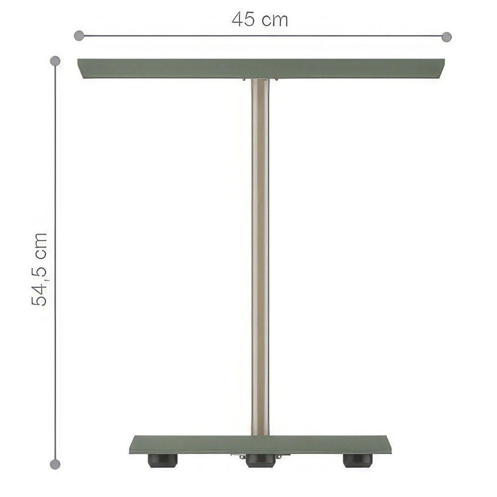 Mesa De Apoio Lateral Oval Bel - 100% Mdf Menta - 6