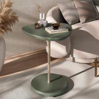 Mesa De Apoio Lateral Oval Bel - 100% Mdf Menta - 1