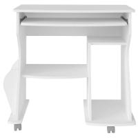 Mesa Para Computador 160 Com 3 Nichos E Porta Revistas Branco - 3