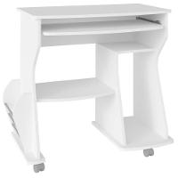 Mesa Para Computador 160 Com 3 Nichos E Porta Revistas Branco