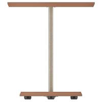 Mesa De Apoio Lateral Oval Bel - 100% Mdf Terracota - 2