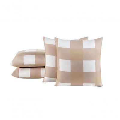 Almofadas Cheias Dolce Vita 04 Peças - Caqui