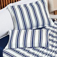 Jogo De Cama 100% Algodão Marin Solteiro 03 Peças - Marinho - 5