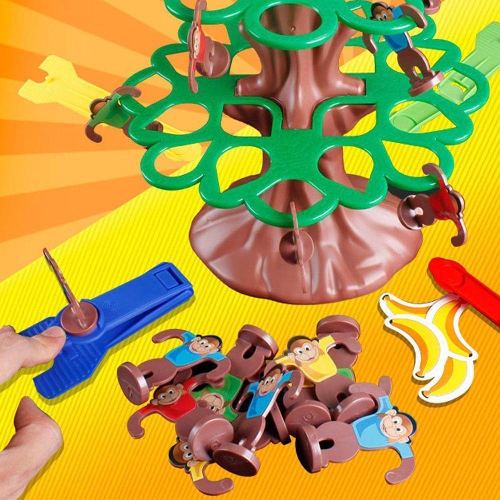 Jogo Pula Macaco Infantil Até 4 Jogadores Clássico Brinquedo - 5