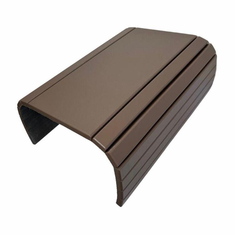 Kit 02un Esteiras Reta Flexível Para Braço Sofá Chocolate - 5