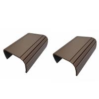 Kit 02un Esteiras Reta Flexível Para Braço Sofá Marrom - 1