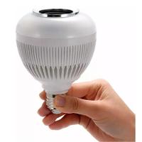 Lâmpada Musical Caixa Som 12w Bluetooth Luz Led Rgb - 5