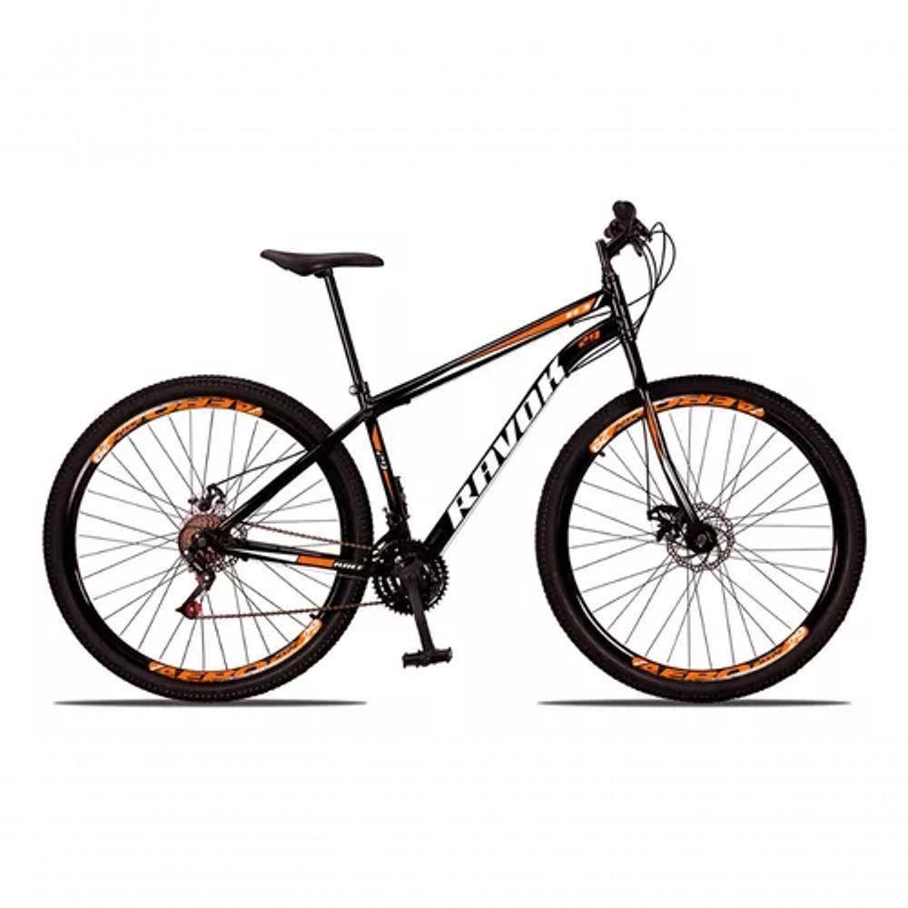Bicicleta Aro 29 Freio A Disco Traseiro Shimano Aço 21 Velocidades Laranja - 1