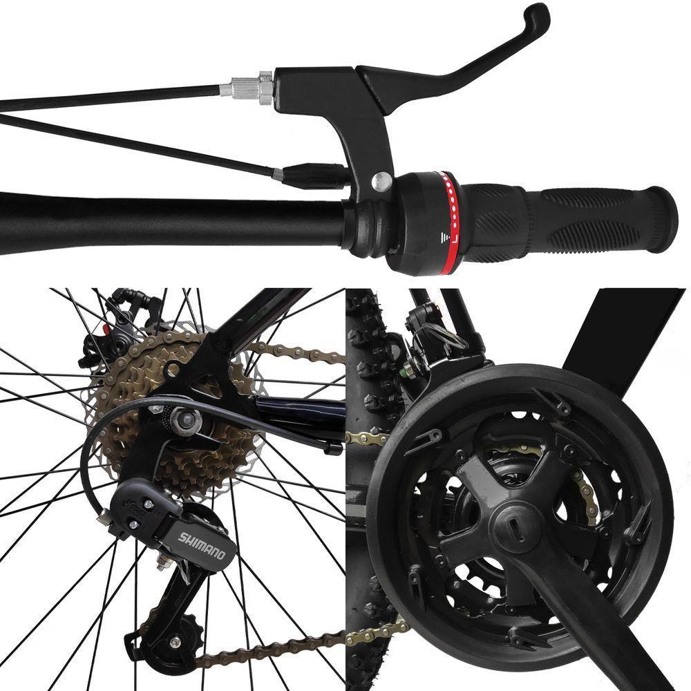 Bicicleta Aro 29 Freio A Disco Traseiro Shimano Aço 21 Velocidades Laranja - 2