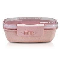 Conjunto Pote Marmita Ecológica 650ml E Copo Com Tampa 300ml Lifestyle Rosa - 6