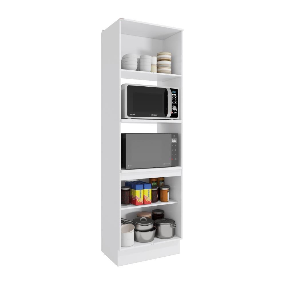 Kit 2 Fornos Celeste Kappesberg 100% Mdf 4 Portas Branco 70cm - 3