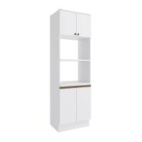 Kit 2 Fornos Celeste Kappesberg 100% Mdf 4 Portas Branco 70cm - 1